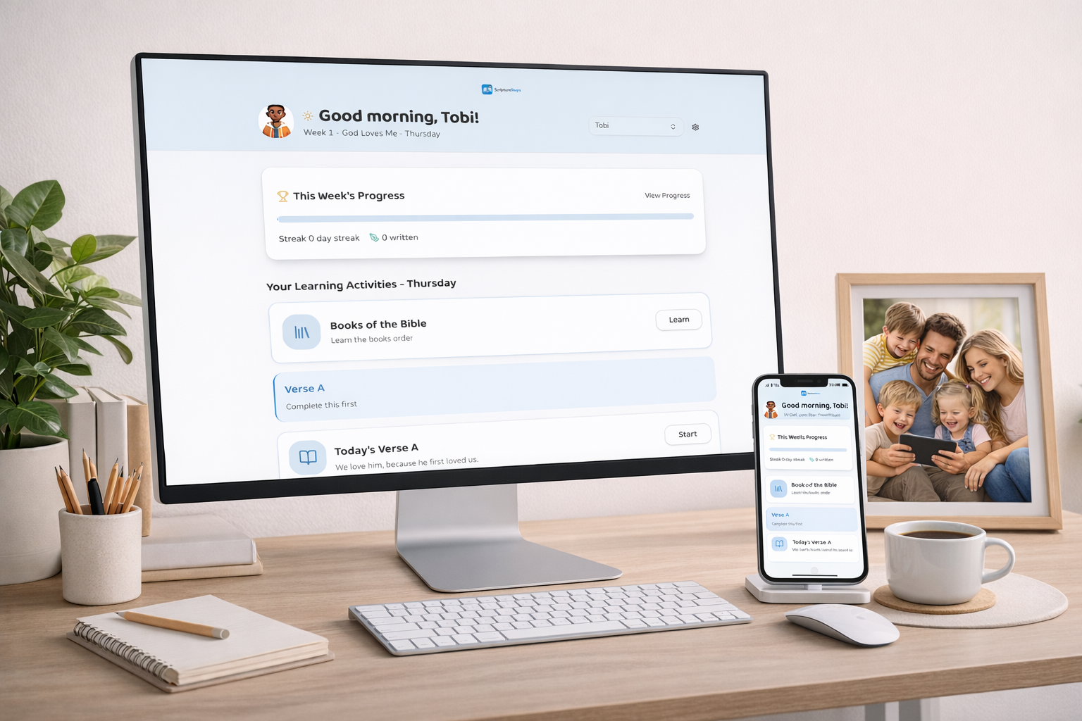 ScriptureSteps learning flow preview